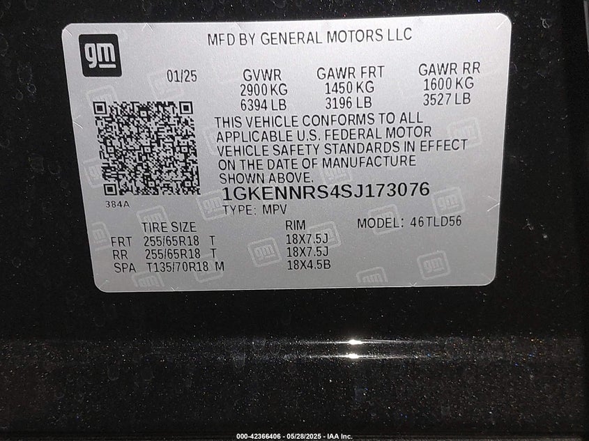 2025 GMC ACADIA AWD ELEVATION - 1GKENNRS4SJ173076