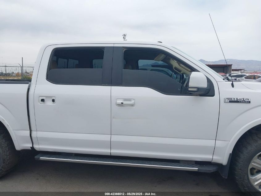 2018 Ford F-150 Lariat VIN: 1FTEW1EG0JKE23179 Lot: 42366512