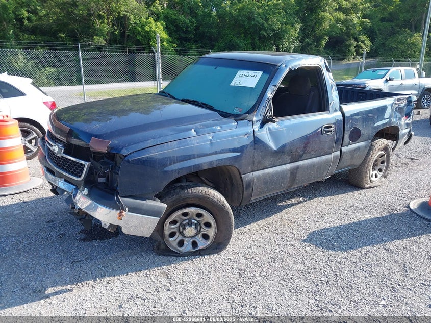 2007 CHEVROLET SILVERADO 1500 CLASSIC VIN: 3GCEK14X07G209595