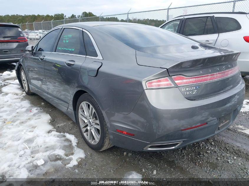2014 Lincoln Mkz grey sedan gasoline 3LN6L2GK2ER808275 photo #4