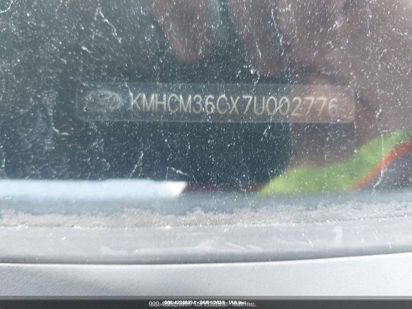 2007 Hyundai Accent Gs VIN: KMHCM36CX7U002776 Lot: 42366894