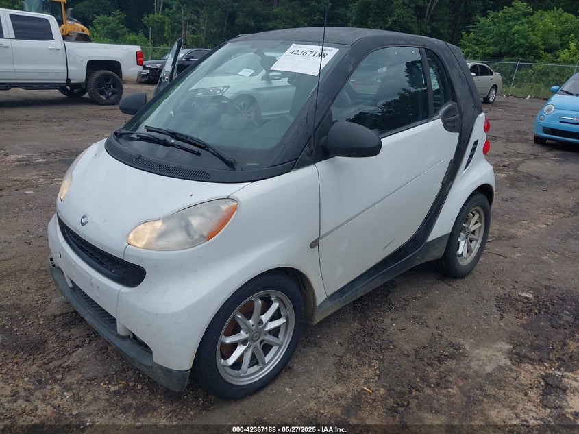 2008 SMART FORTWO VIN: WMEEJ31X78K128768