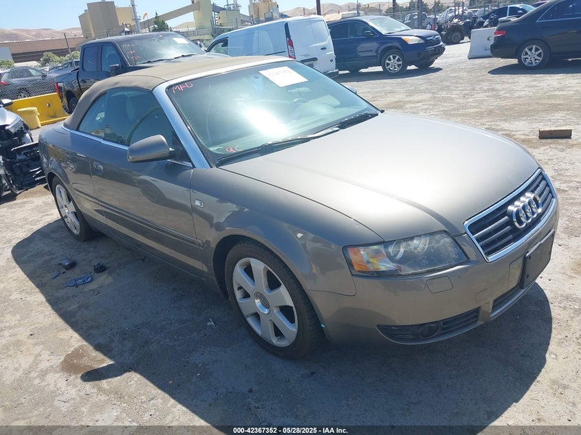 2004 Audi A4 1.8 Cabriolet brown cabrio gasoline WAUAC48HX4K012399 photo #1