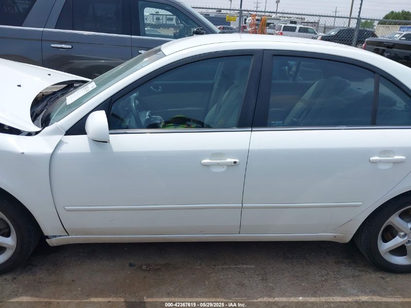 2007 Hyundai Sonata Limited/Se V6 VIN: 5NPEU46F27H183623 Lot: 42367619