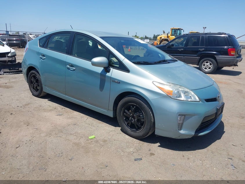 Vin: jtdkn3du8c1571310, lot: 42859962, toyota prius three 20121