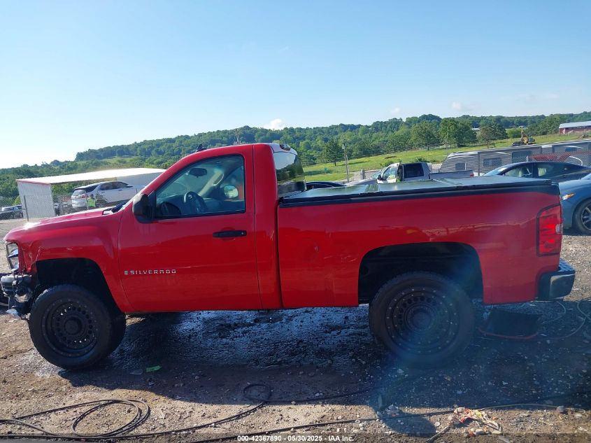 2007 Chevrolet Silverado 1500 Work Truck VIN: 1GCEK14J67Z572382 Lot: 42367890