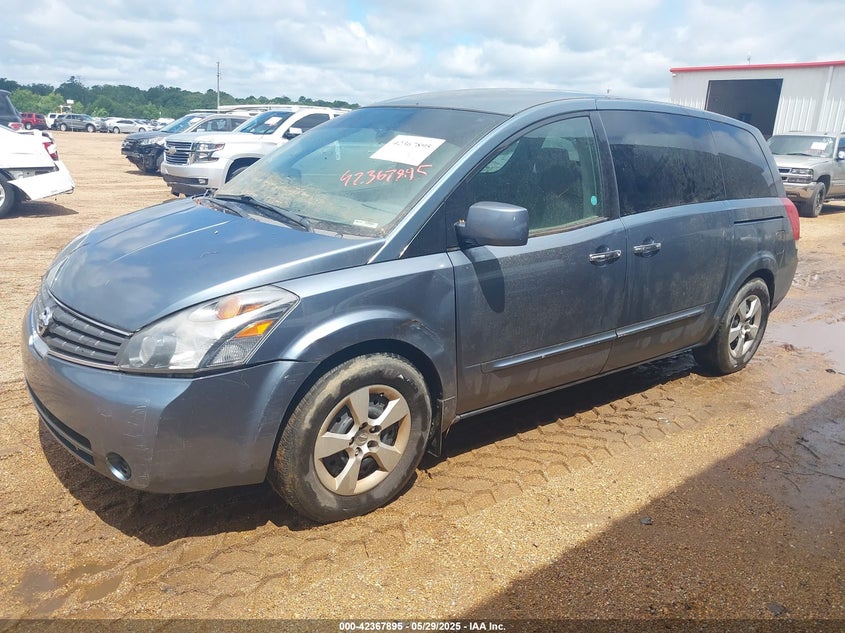 5N1BV28U68N118402 2008 NISSAN QUEST photo no. 2