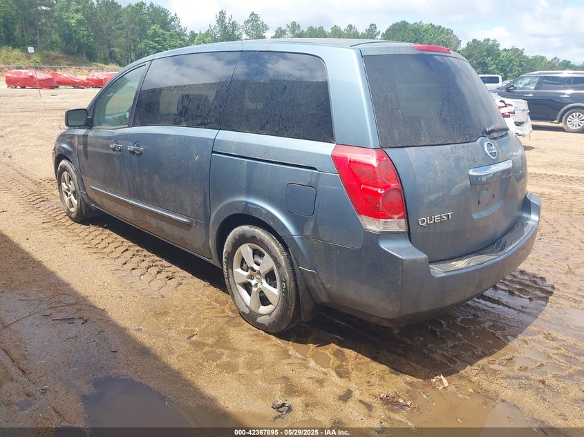 5N1BV28U68N118402 2008 NISSAN QUEST photo no. 3