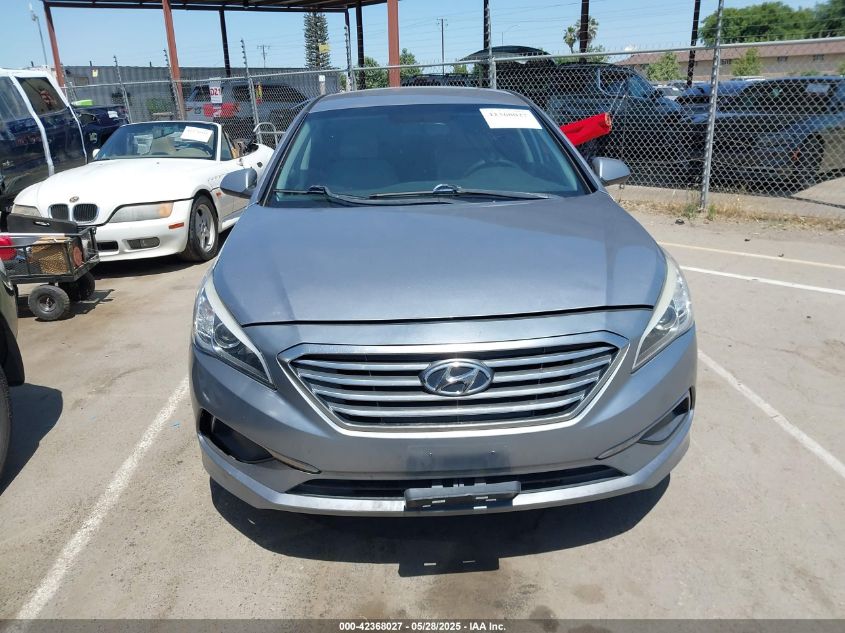 2016 Hyundai Sonata Se VIN: 5NPE24AF5GH377009 Lot: 42368027