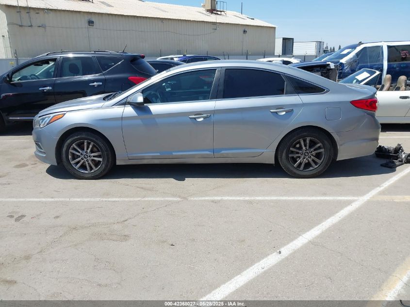 2016 Hyundai Sonata Se VIN: 5NPE24AF5GH377009 Lot: 42368027