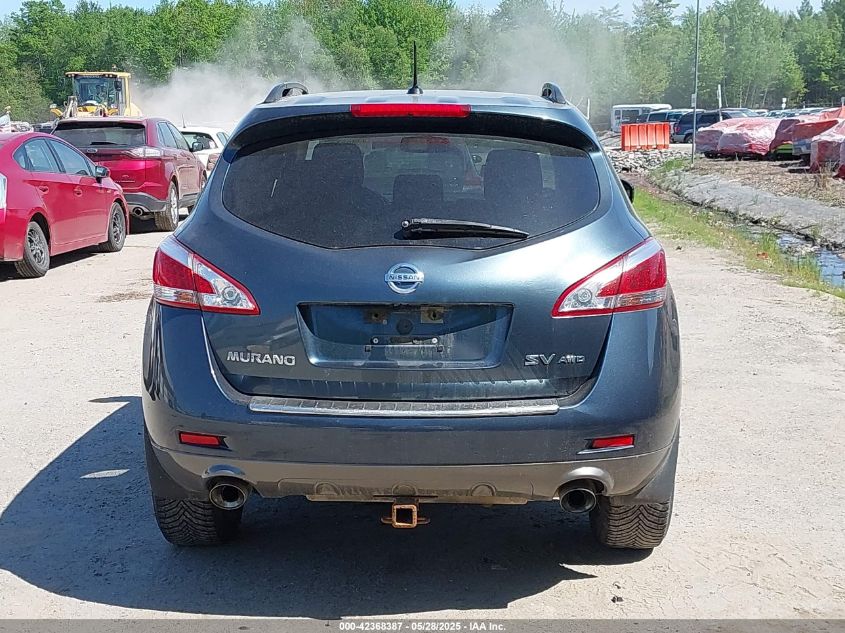 2013 Nissan Murano Sv VIN: JN8AZ1MW7DW301564 Lot: 43443426