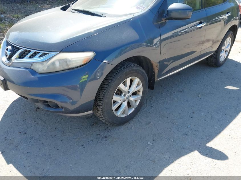 2013 Nissan Murano Sv VIN: JN8AZ1MW7DW301564 Lot: 43443426