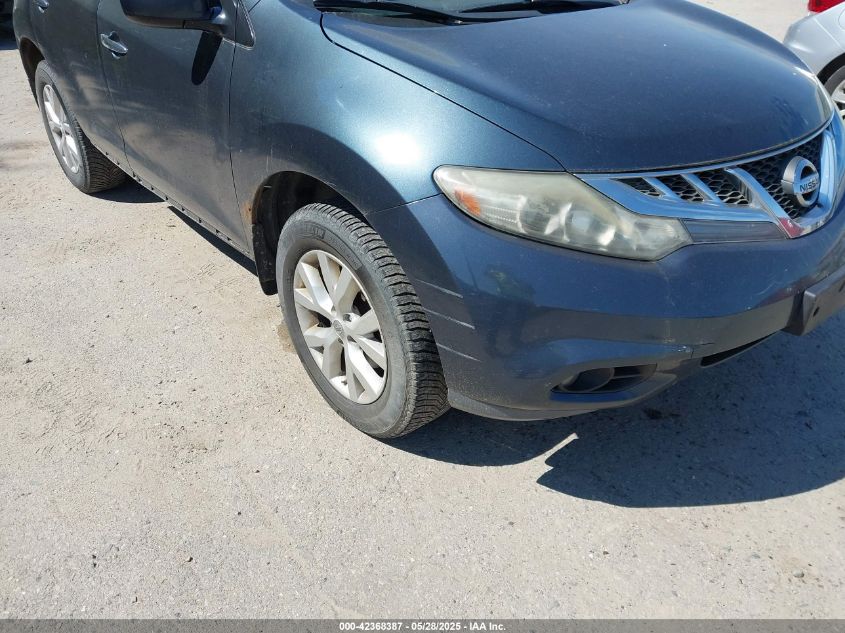 2013 Nissan Murano Sv VIN: JN8AZ1MW7DW301564 Lot: 43443426