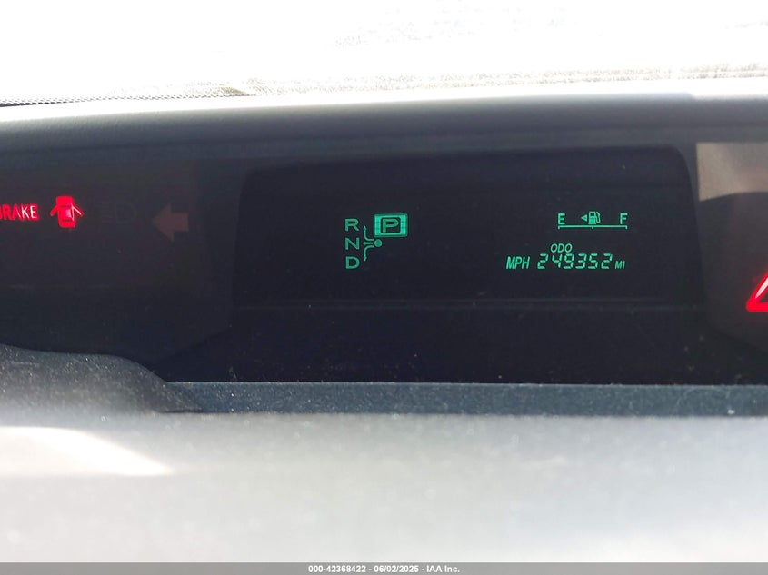 2009 TOYOTA PRIUS VIN: JTDKB20U797843733