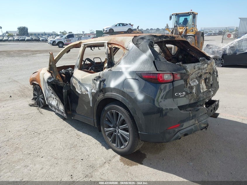 Vin: jm3kfbay2p0274745, lot: 42860883, mazda cx-5 2.5 turbo 20233