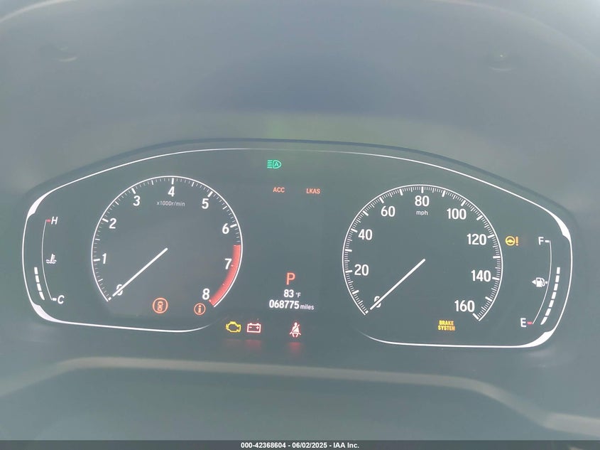 VIN 1HGCV1F39LA157807 2020 HONDA ACCORD SPORT