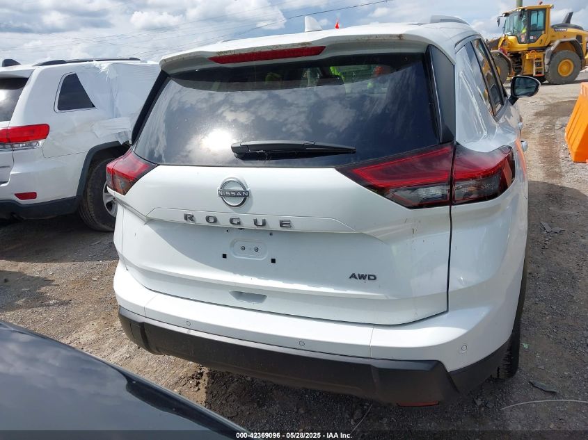 2025 Nissan Rogue Sv Intelligent Awd VIN: JN8BT3BBXSW153523 Lot: 42369096