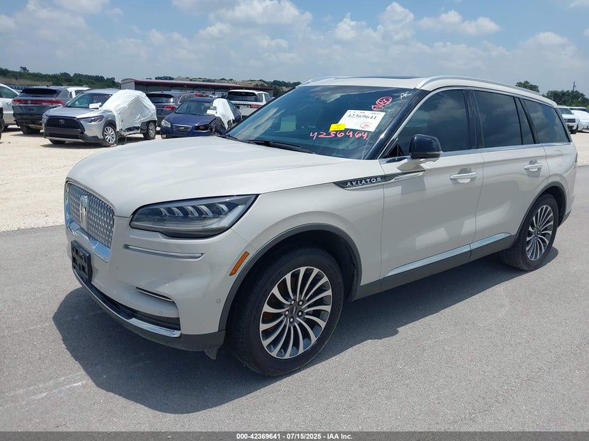 Vin: 5lm5j7wc9ngl01600, lot: 42861938, lincoln aviator reserve 20222