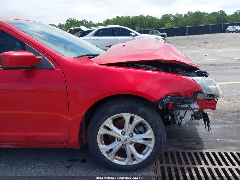 2012 Ford Fusion Se VIN: 3FAHP0HG6CR272367 Lot: 42370662