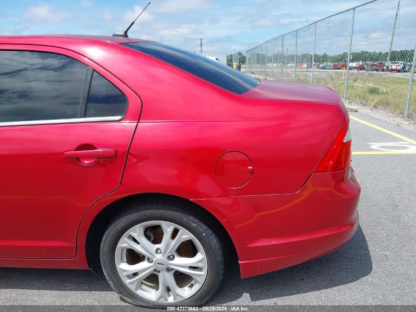 2012 Ford Fusion Se VIN: 3FAHP0HG6CR272367 Lot: 42370662