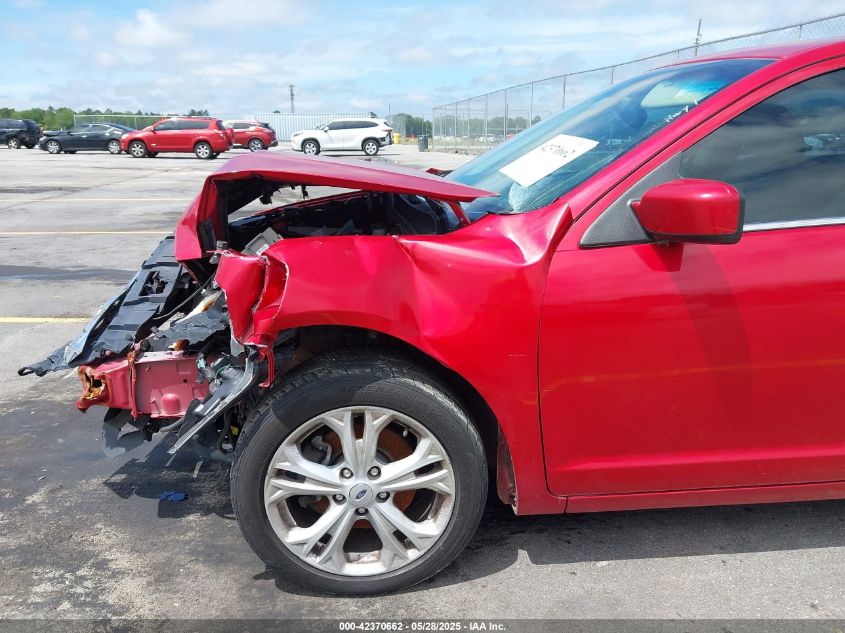2012 Ford Fusion Se VIN: 3FAHP0HG6CR272367 Lot: 42370662
