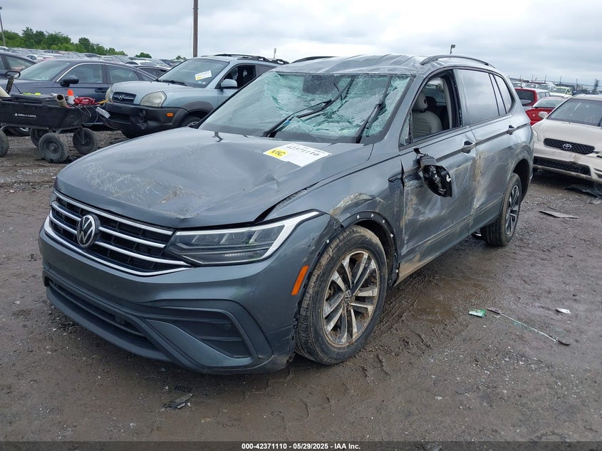 2022 VOLKSWAGEN TIGUAN 2.0T S - 3VV1B7AX9NM005125