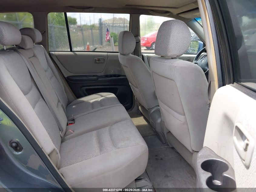 2003 Toyota Highlander V6 VIN: JTEGF21A730109345 Lot: 42371278