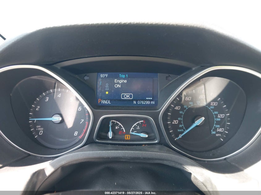 2014 FORD FOCUS VIN: 1FADP3K24EL462019