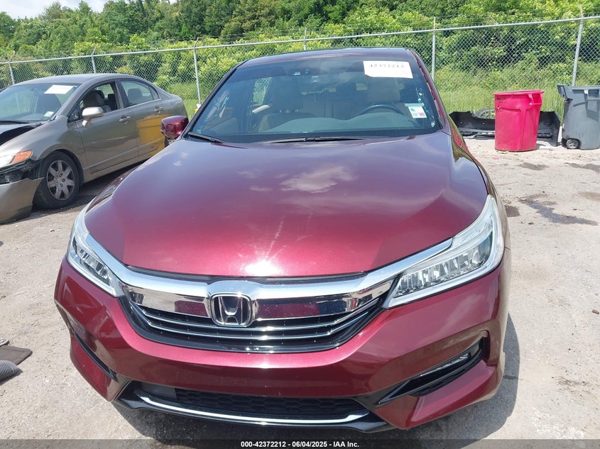 VIN JHMCR6F76HC007697 2017 HONDA ACCORD HYBRID TOURING