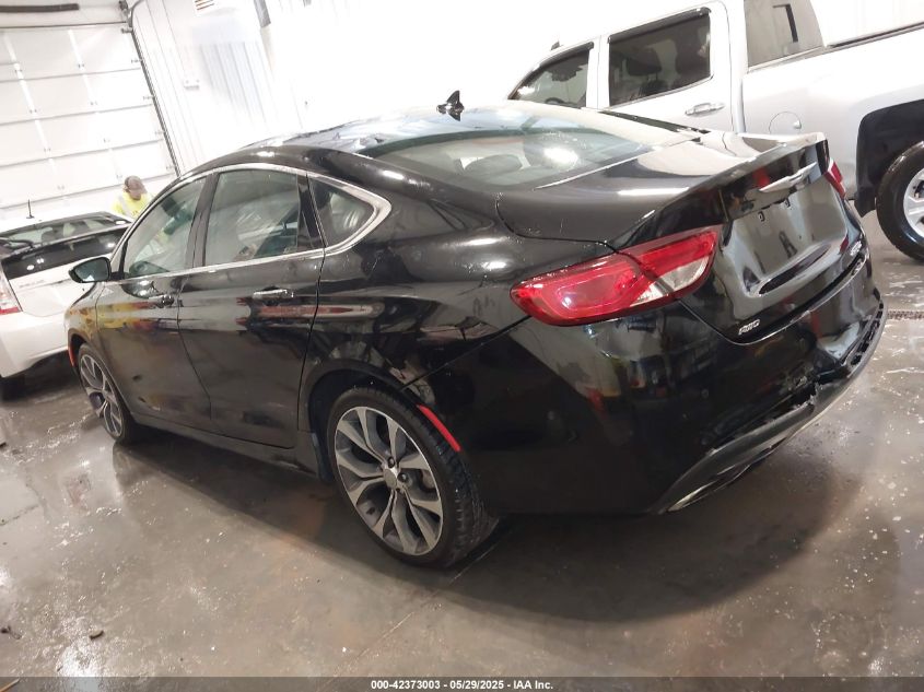 2015 Chrysler 200 C VIN: 1C3CCCEG7FN530302 Lot: 42373003