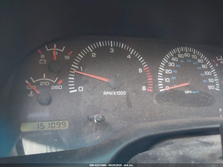 1998 Dodge Ram 1500 St VIN: 3B7HC13Z2WG206757 Lot: 42373469