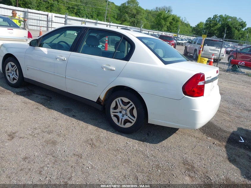 2006 CHEVROLET MALIBU VIN: 1G1ZS51856F247595