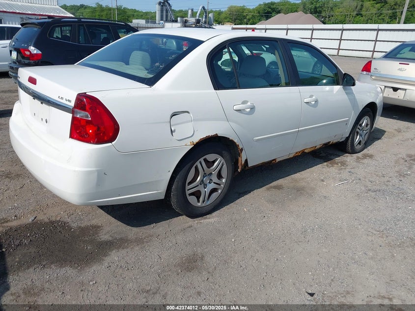 2006 CHEVROLET MALIBU VIN: 1G1ZS51856F247595