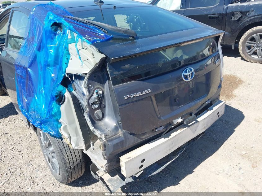 2011 Toyota Prius Two VIN: JTDKN3DU3B5368865 Lot: 42374046