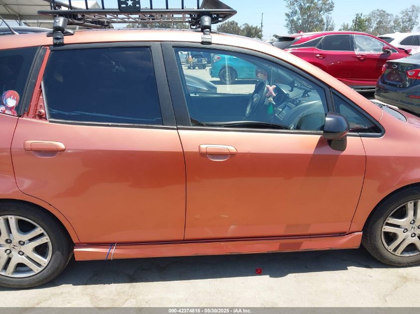 2008 Honda Fit Sport VIN: JHMGD38658S03524 Lot: 42374816