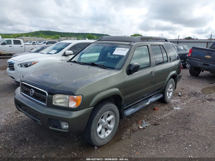 2004 Nissan Pathfinder Se green other gasoline JN8DR09Y74W902426 photo #3