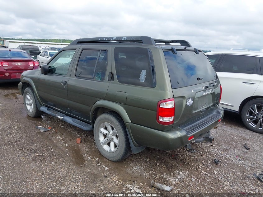 2004 Nissan Pathfinder Se green other gasoline JN8DR09Y74W902426 photo #4
