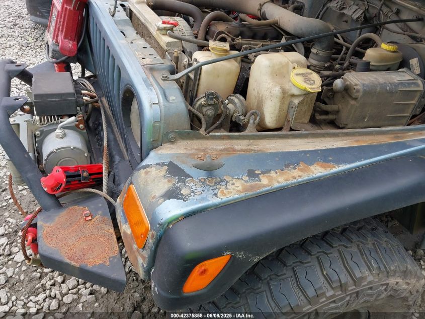 1998 Jeep Wrangler Sport VIN: 1J4FY19S8WP706009 Lot: 42375858