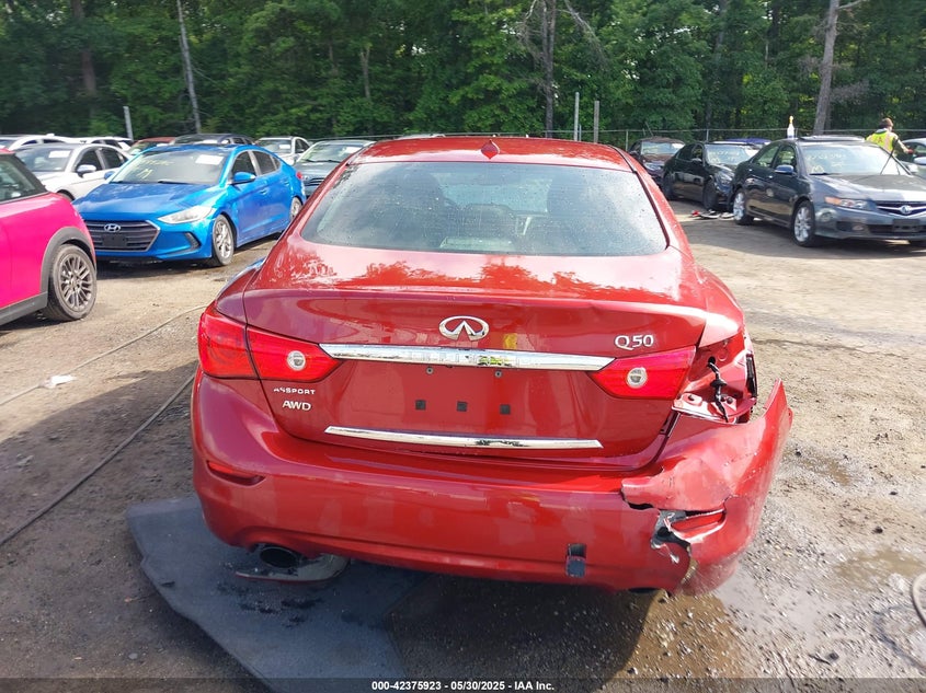 2016 INFINITI Q50 3.0T PREMIUM - JN1EV7AR9GM345224
