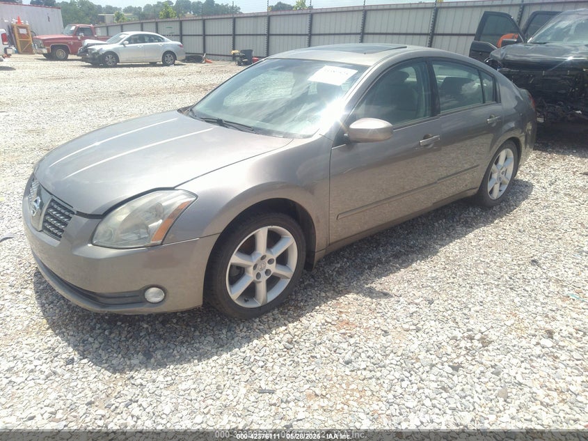 2004 Nissan Maxima 3.5 Se grey sedan gasoline 1N4BA41E24C803877 photo #3