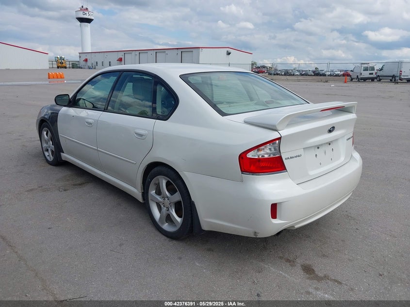2008 SUBARU LEGACY VIN: 4S3BL626887221529