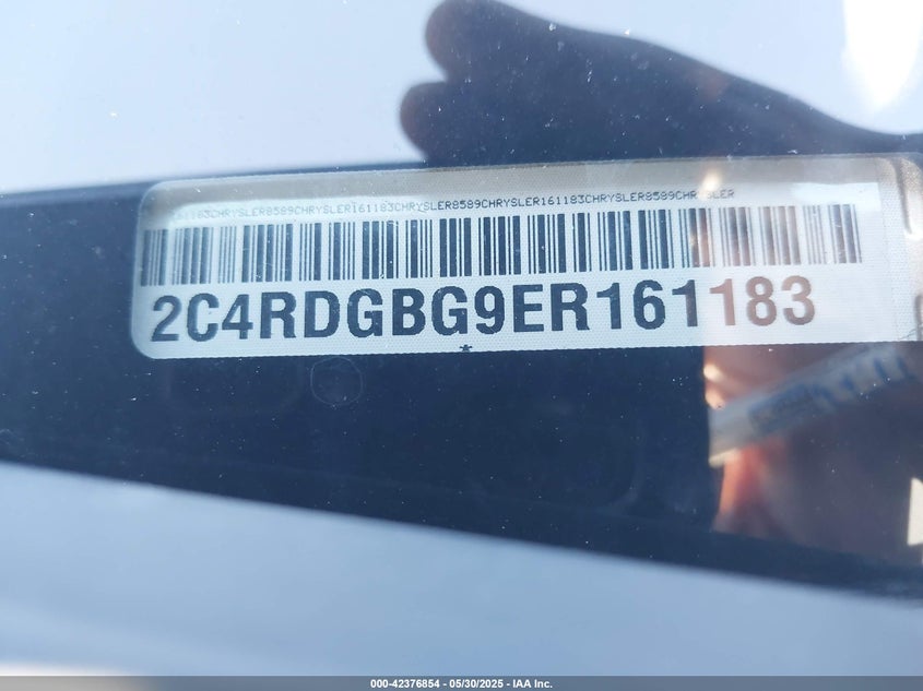 2014 DODGE GRAND CARAVAN AMERICAN VALUE PKG - 2C4RDGBG9ER161183