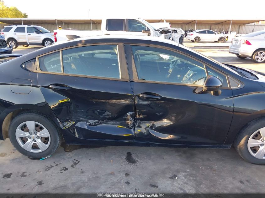 2017 Chevrolet Cruze Ls Auto VIN: 1G1BC5SM9H7263659 Lot: 42377985