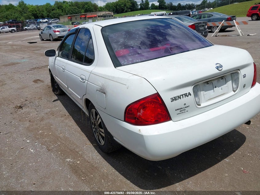 2004 Nissan Sentra 1.8/1.8S white sedan gasoline 3N1CB51D04L881767 photo #4