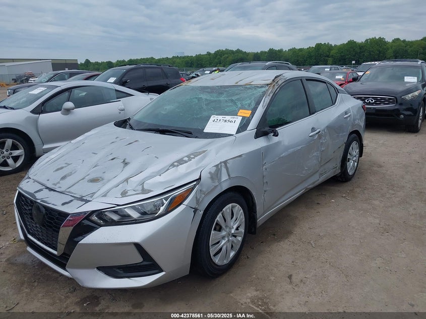 VIN 3N1AB8BV9MY329655 2021 NISSAN SENTRA S XTRONIC CVT