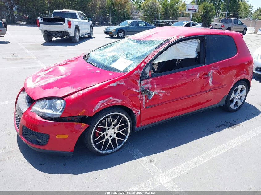 2008 VOLKSWAGEN GTI VIN: WVWFV71K18W263630