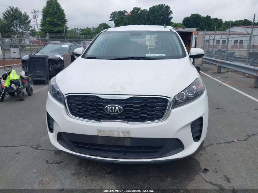 2019 Kia Sorento 3.3L Lx VIN: 5XYPG4A52KG570848 Lot: 42379907