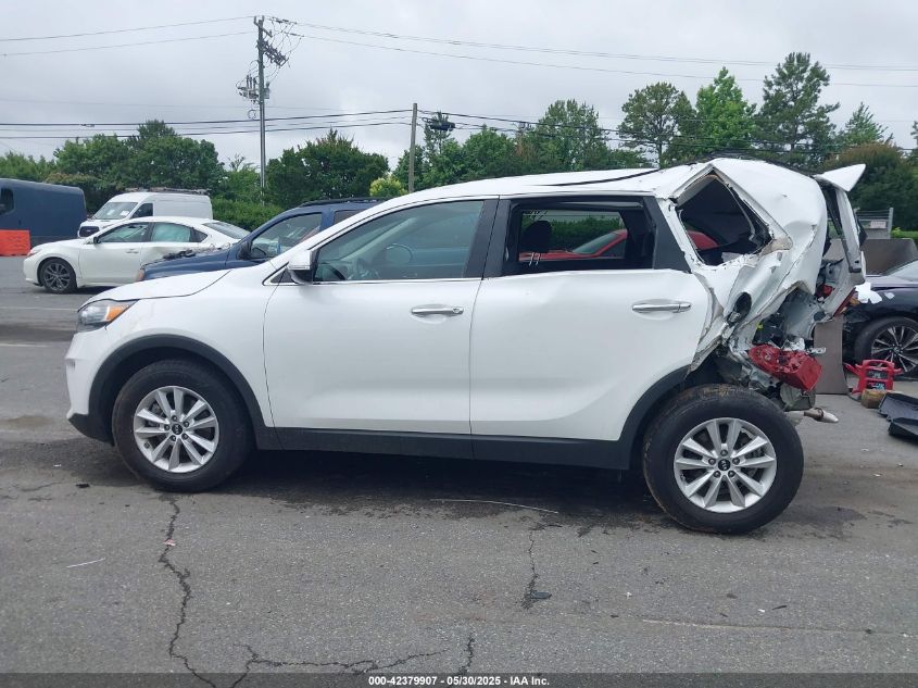 2019 Kia Sorento 3.3L Lx VIN: 5XYPG4A52KG570848 Lot: 42379907