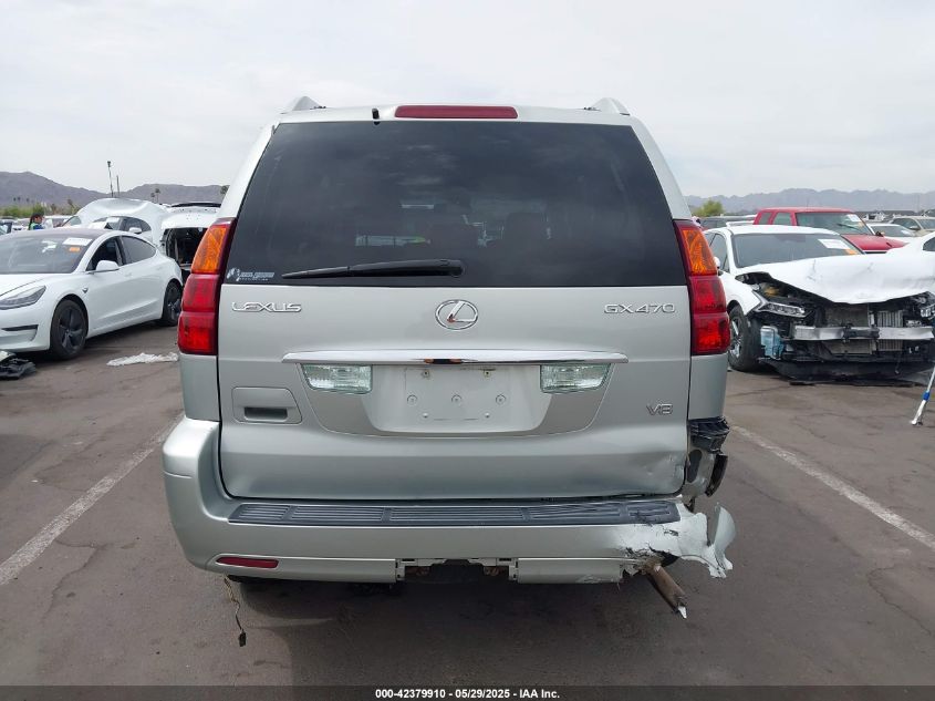 2003 Lexus Gx 470 VIN: JTJBT20X730010602 Lot: 42379910