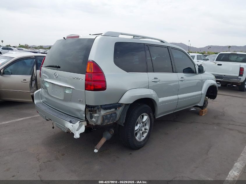 2003 Lexus Gx 470 VIN: JTJBT20X730010602 Lot: 42379910